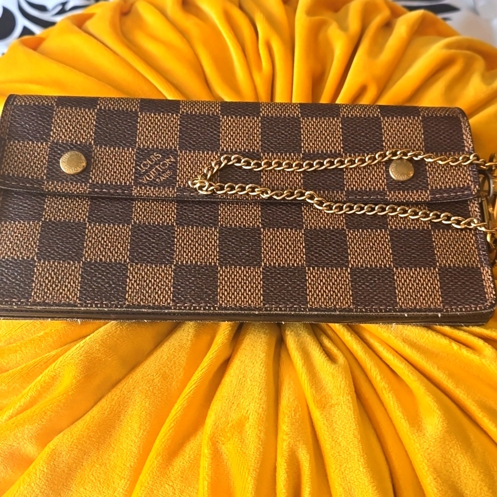 💯 Authentic Louis Vuitton Portefeuille Accordeon Long Wallet